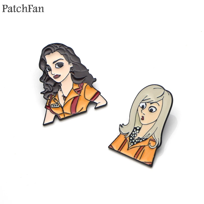 Patchfan две девицы на мели &quotЛучшие друзья&quot цинковый шпильки para рюкзак гордость