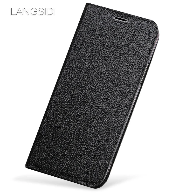 wangcangli brand phone case ultra-thin small litchi texture clamshell cover For OPPO X9 full manual custom processing | Мобильные