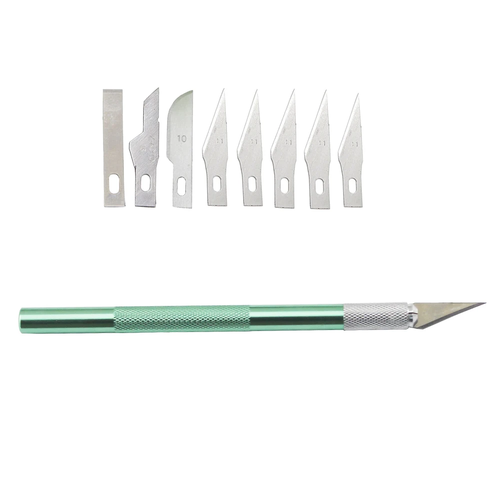 9 лезвия для резьбы по дереву инструменты DIY ручной инструмент Модель Набор