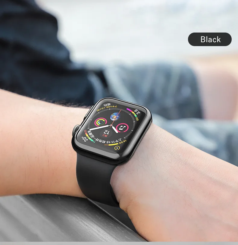 ТПУ бампер для Apple Watch чехол для Apple watch 5 4 Чехол 44 мм 40 мм iWatch 3 21 42 мм 38 мм мягкий защитный чехол 44