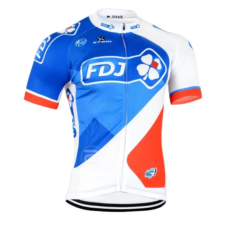 2015 Pro team fdj cycling jersey bicycle clothing/ropa ciclismo short sleeve bicicleta bike with bib pants | Спорт и развлечения
