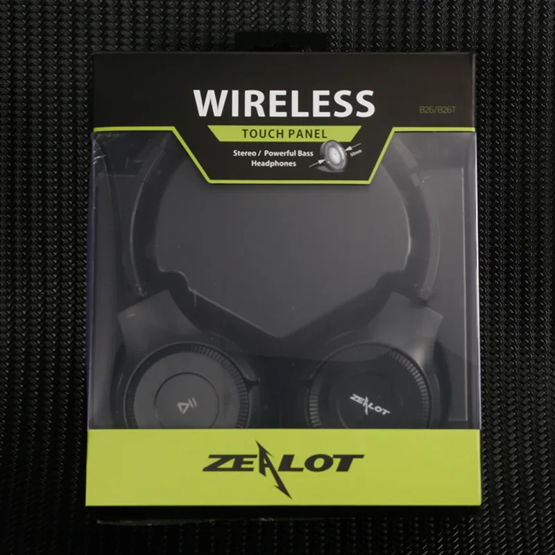 ZEALOT B26T V4.2 Bluetooth наушники стерео беспроводные складные наушники за ухо Встроенный микрофон гарнитура для компьютера, телефона