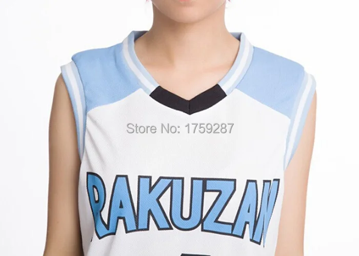 Аниме Kuroko no Basuke RAKUZAN школьный баскетбол мяч Униформа Акаси сейюро спортивный