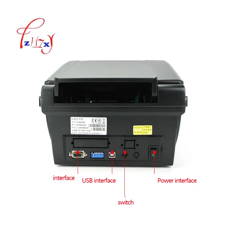 Thermal transfer label barcode printer price labels adhesive sticker jewelry hang tag Max.Print Width 4.17inch 1pc | Компьютеры и офис