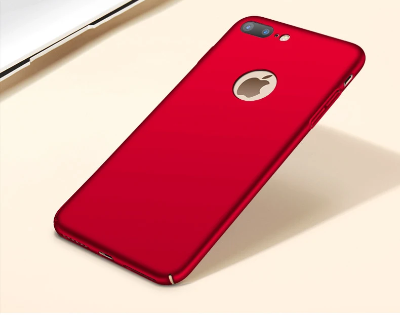 360 градусов Роскошный Матовый трудно Пластик Чехол для IPhone X 7 6 6S плюс PC задняя