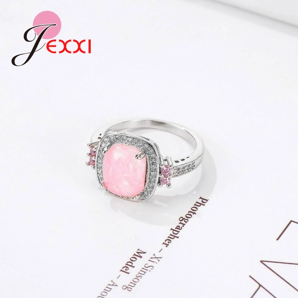 Лидер продаж роскошные 925 пробы серебряные кольца для женщин вечерние аксессуары