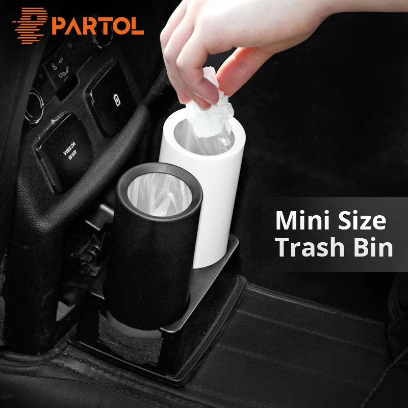 Partol мини автомобиль мусорный бак Дело Пыль Держатель офис Главная Авто