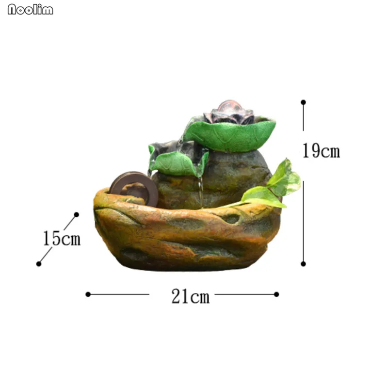 Водяной фонтан Lotus Rockery приносящее удачу увлажнение украшение для дома подарок