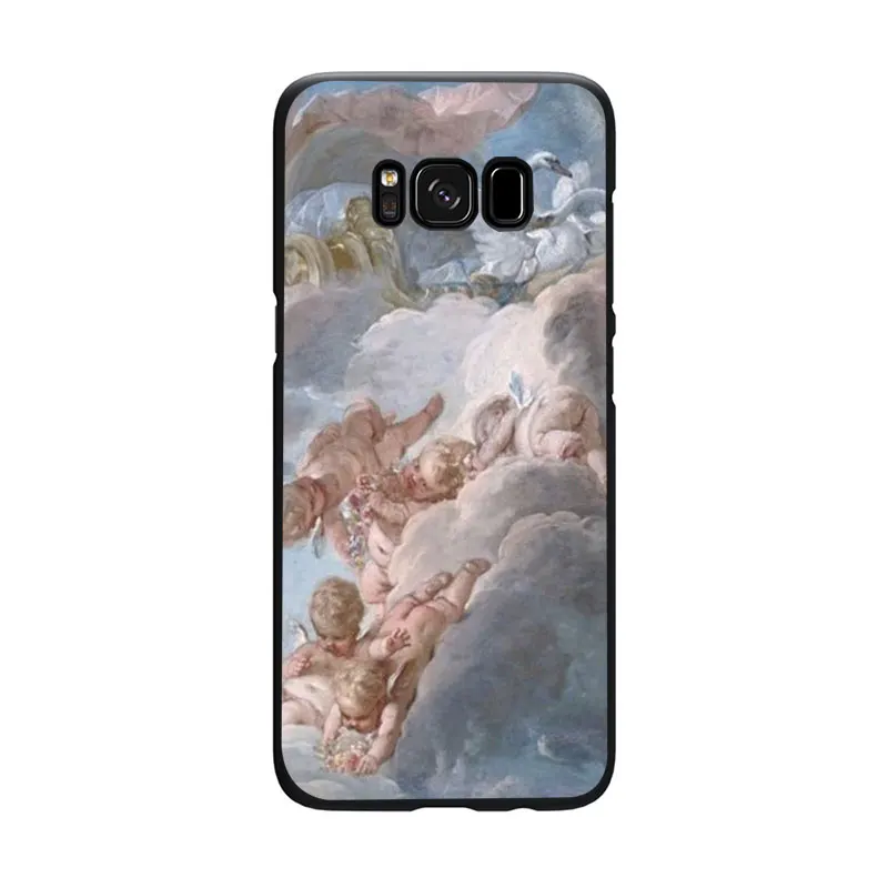 Renaissance angels Novelty Fundas Soft Phone Cover Case For Samsung Galaxy M10 20 30 S6 7 Edge S8 9 10 Plus Note 10 8 9 - Цвет: B8