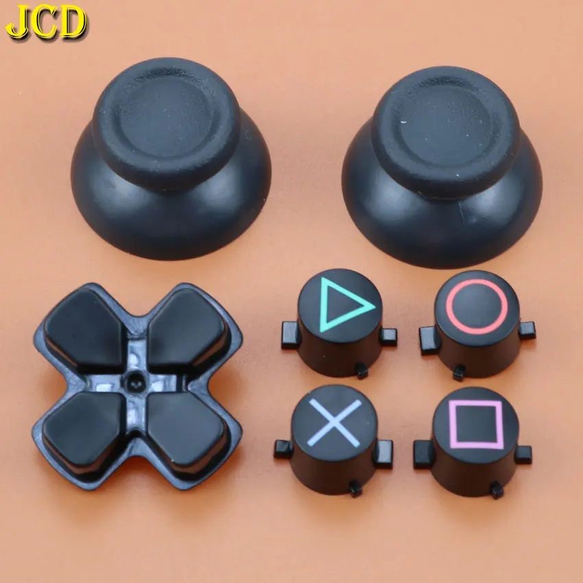 JCD 1 набор аналоговых кнопок для джойстика ABXY X D pad сменные кнопки контроллера Sony