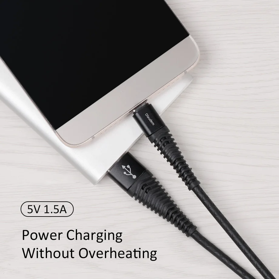 Olaudem USB Тип C кабель для samsung S8 ПВХ данных Шнур зарядки телефона huawei P20 мобильный