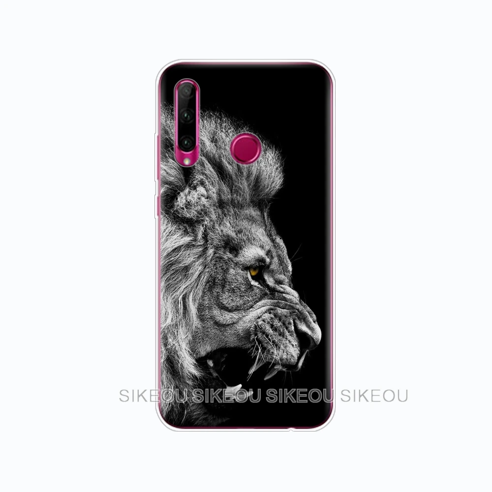 10111 Honor 10i силиконовый чехол ТПУ задняя крышка чехол для телефона huawei Honor 10i чехол HRY-LX1T 10 i 6,21 дюймов Волк тигр, Лев, Леопард медведь - Цвет: 10111
