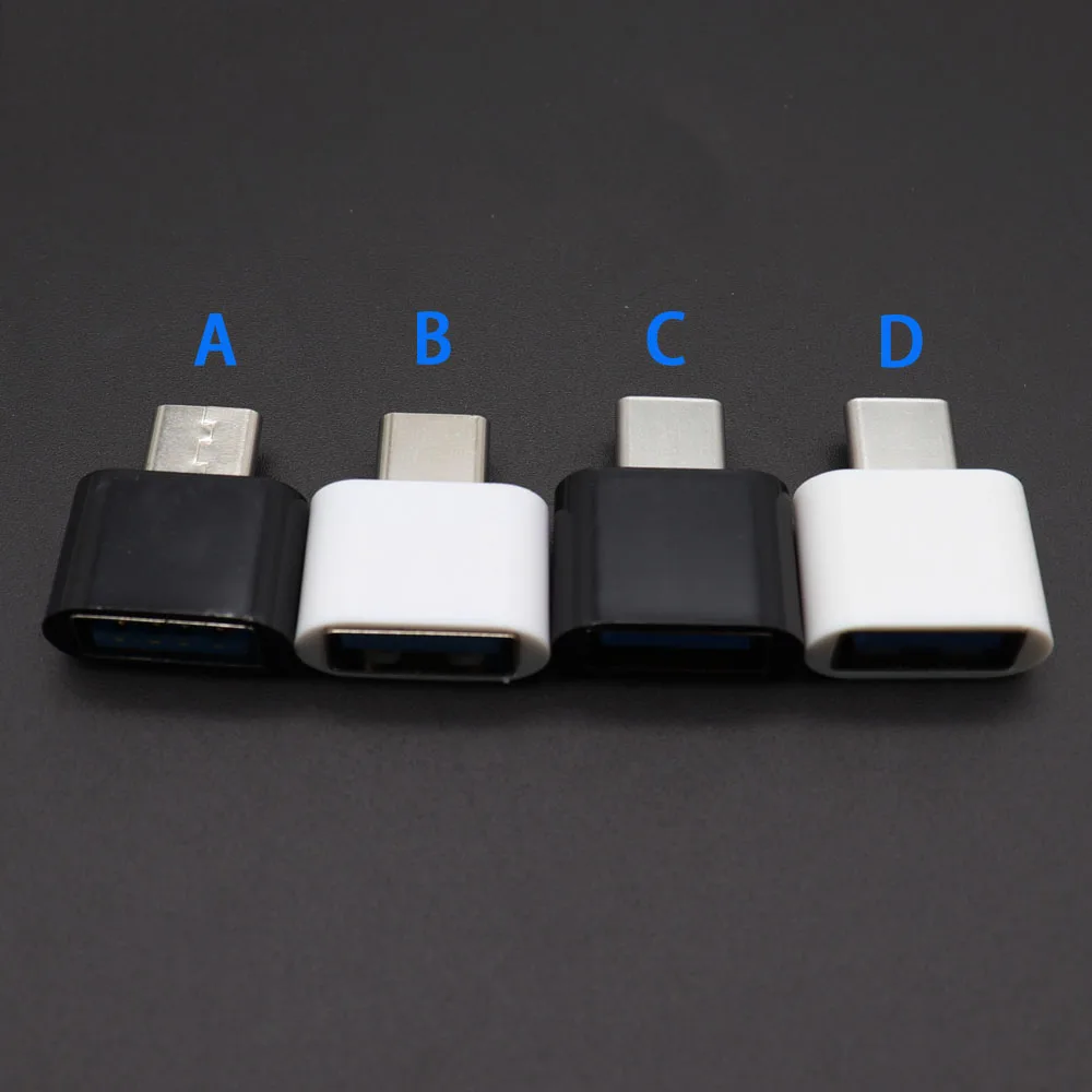 Кабель адаптер USB Type C OTG конвертер для Xiaomi Mi6 Huawei Samsung мыши клавиатуры флеш