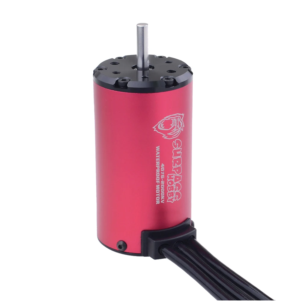 SURPASS HOBBY 4076 1700KV 2000KV бесщеточный мотор водонепроницаемый без датчика для 2S 3S 4S 1:8 RC