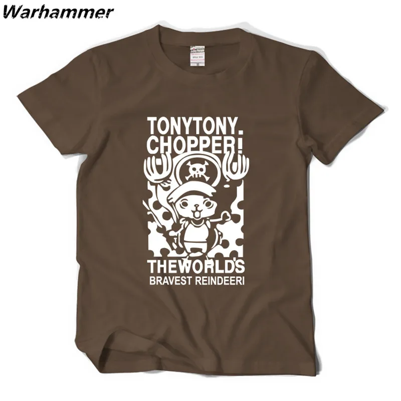 Warhammer ONE PIECE футболки Tonytony Чоппер во всем мире смелые reindeeri Японии футболка