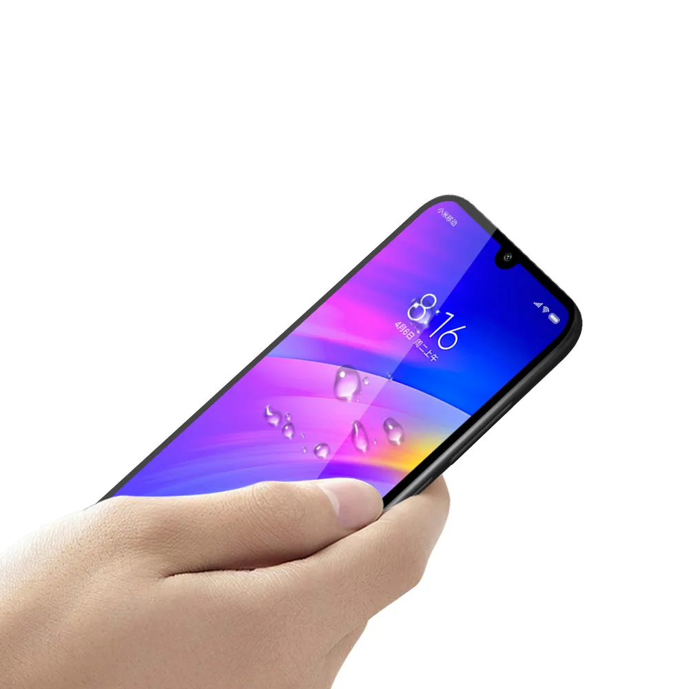 2 упаковки для Xiaomi Redmi 7 7A закаленное стекло 9H 2.5D Взрывозащищенная защитная пленка