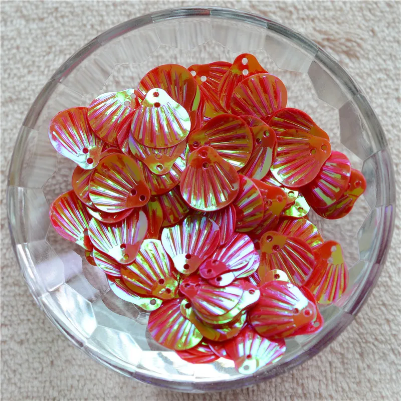 Горячая Распродажа 500 шт./лот 13 мм 2 отверстия ракушки формы ПВХ пайетки россыпью