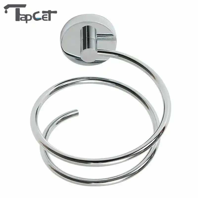TAPCET Chrome Finish Wall Mounted Hair Dryer Stand Hotel Bathroom Barbershop Shelves Shelf Storage Hairdryer Rack Holder Hanger |