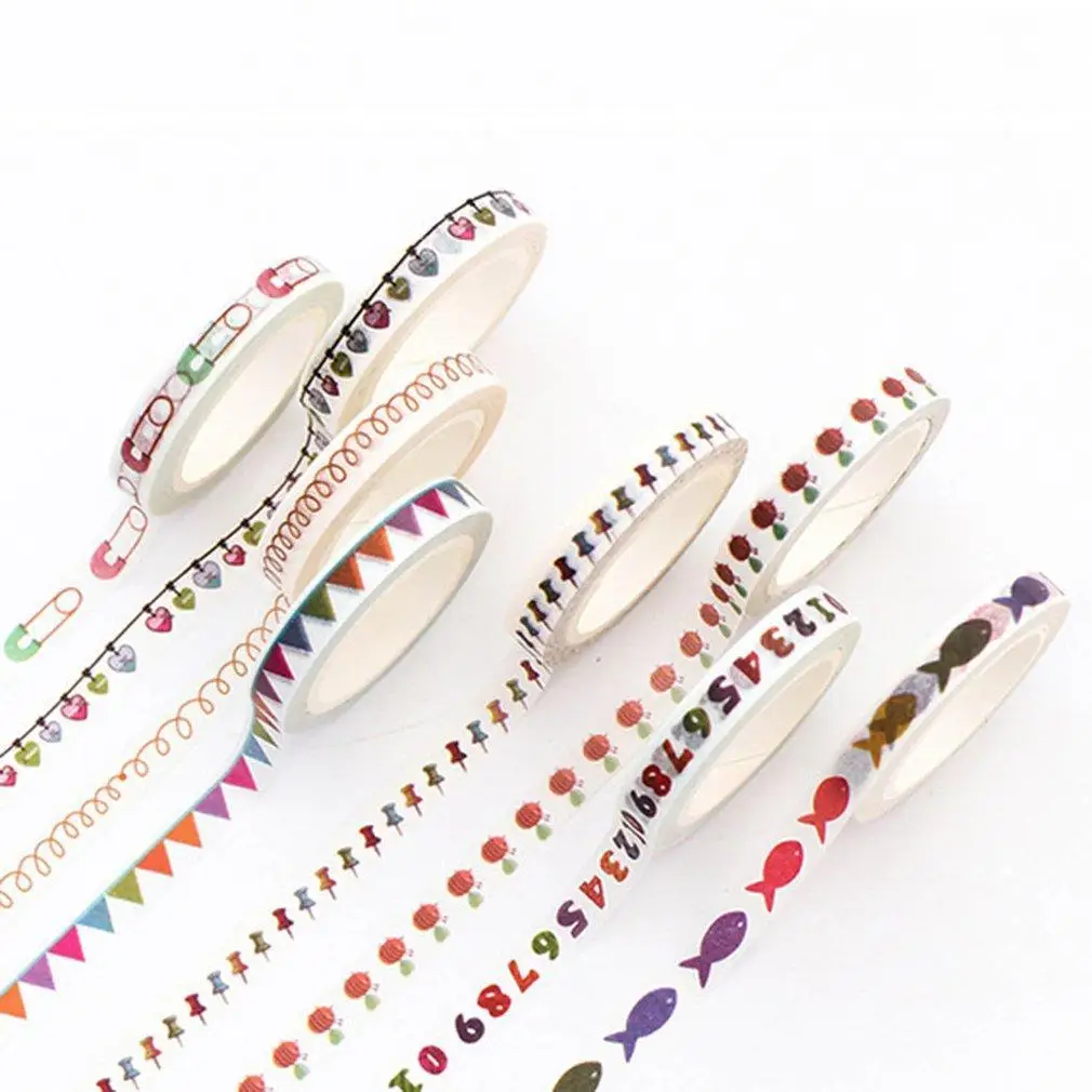 

Decorative Tape DIY Scrapbooking Masking Self-Adhesive Sticker Hand Tear Tape SH