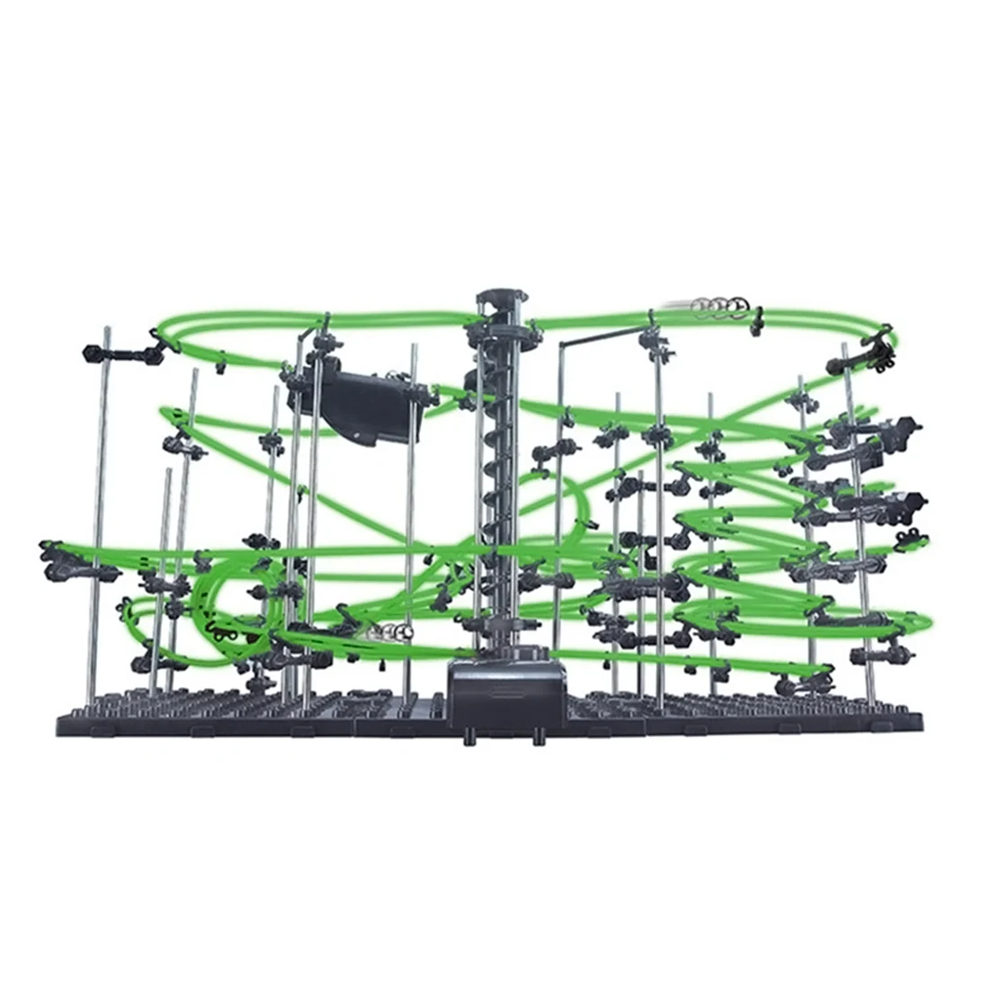 DIY обучающие игрушки космос Уровень 2 3 4 Сталь Мрамор Roller Coaster светится в темноте