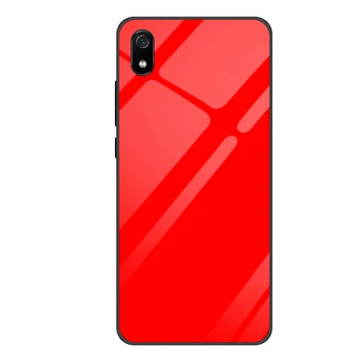Для xiaomi redmi 7A чехол звездная звезда закаленное стекло+ ТПУ Край жесткий чехол s redmi 7A стеклянный чехол для xiaomi redmi 7 A сумка - Цвет: A2