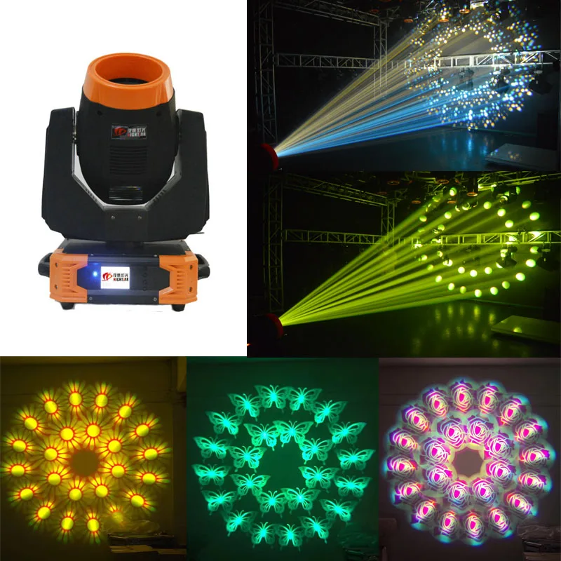 DMX Raibow Effect 10R Sharpy 3 в 1 260 Вт вращающийся лучевой светильник с 7 шт. вращающихся