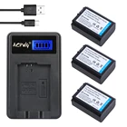 3 шт., NP-FW50 NP FW50 FW50 батарея + ЖК-USB зарядное устройство для Sony a37, NEX-5, NEX-5A, NEX-5C, NEX-5D, NEX-5DB, Alpha 7R II, NEX-5HB
