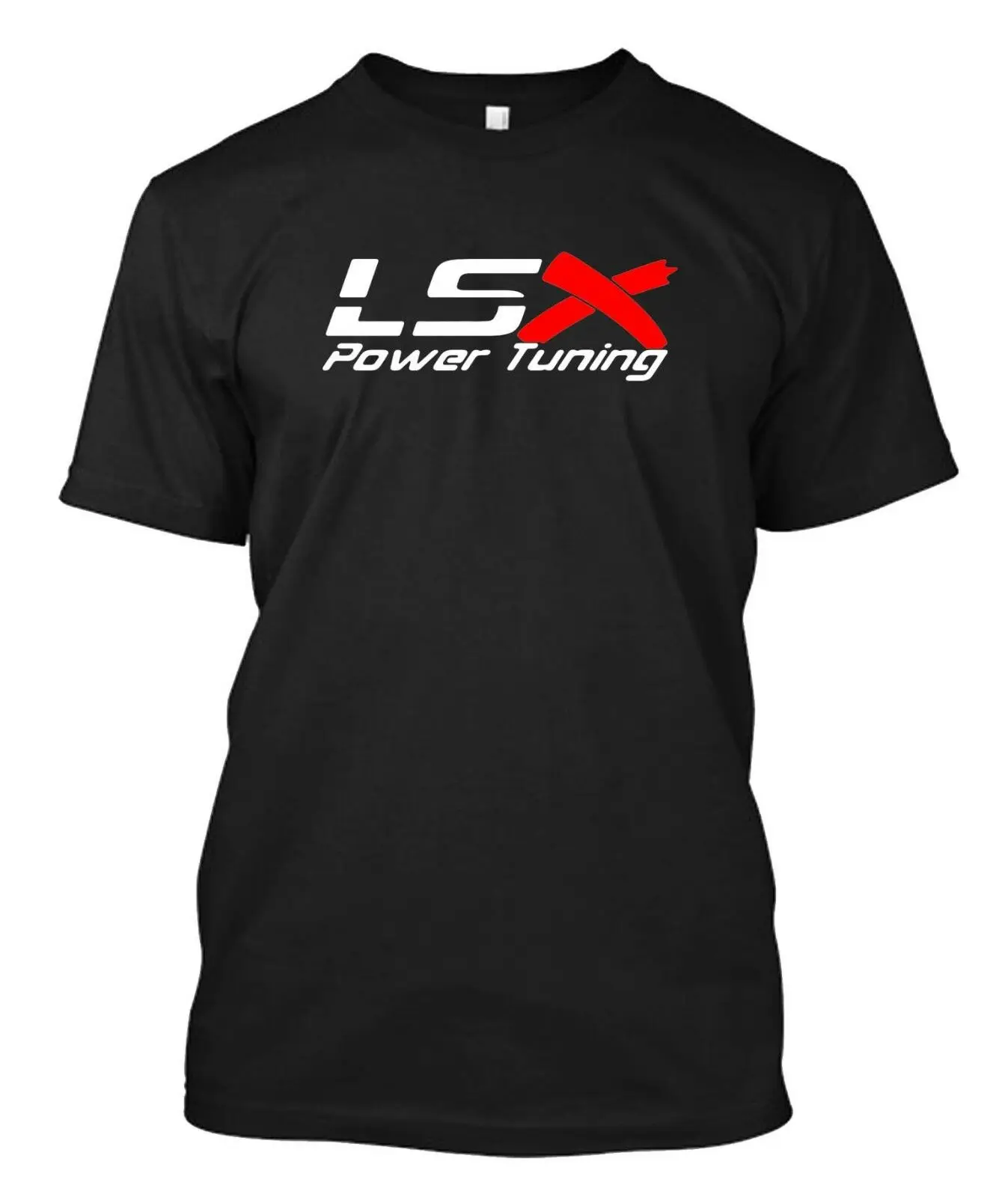 LSX Логотип Новый пользовательские мужские черные T Shirt2019 Красивые футболки Топ