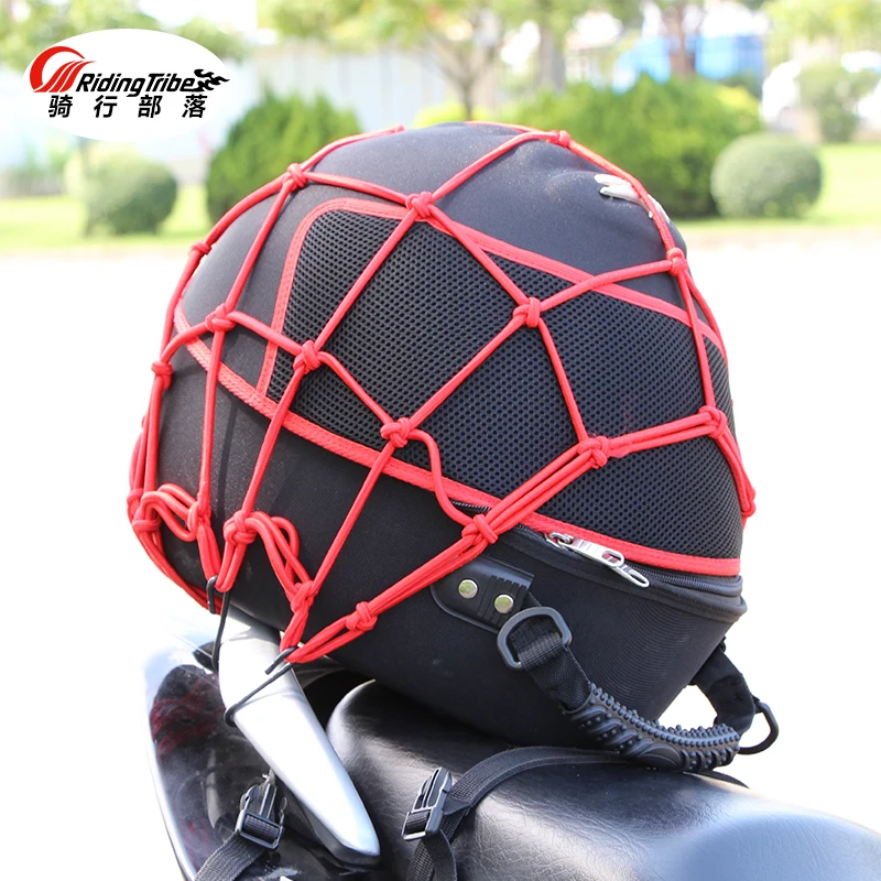 

Motorcycle Bike 6 Hooks Hold down Fuel Tank motorcycle luggage net Mesh Web Bungee Black Free Shipping