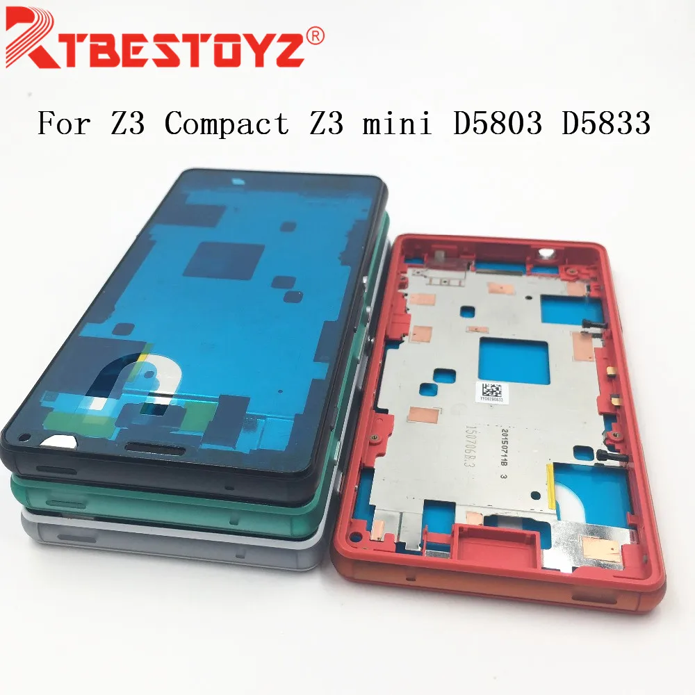 Оригинальный запасной корпус для Sony Xperia Z3 Compact mini D5803 D5833 металлическая средняя