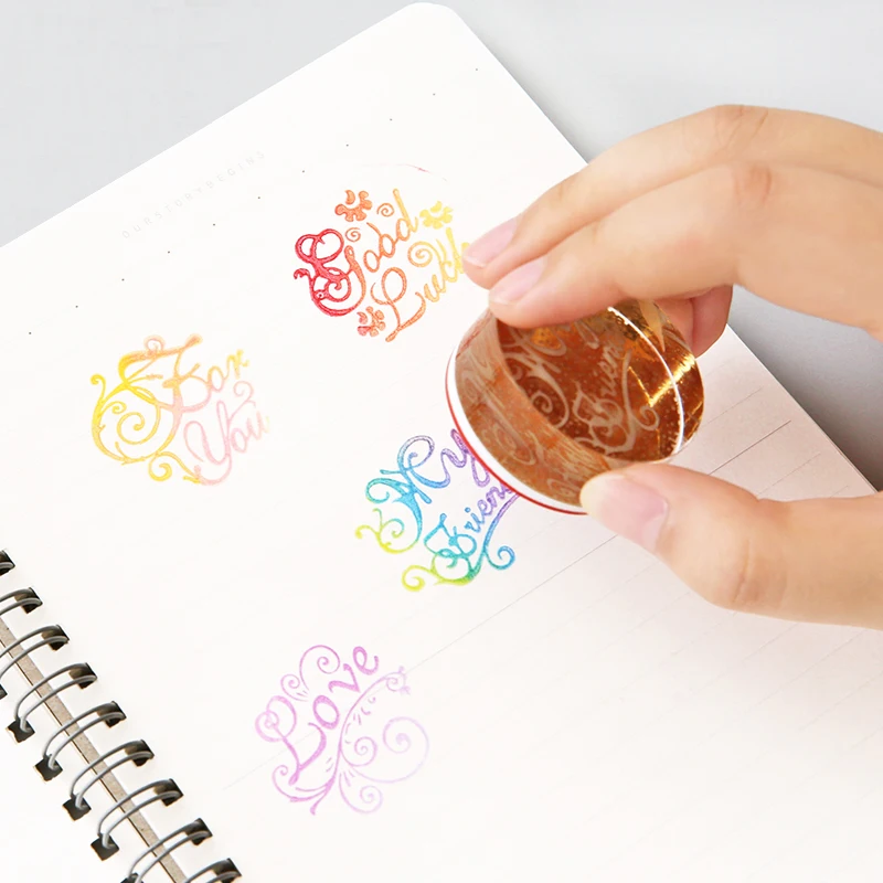 Jamie Примечания красочные Diy Скрапбукинг чернильный коврик для фотографий