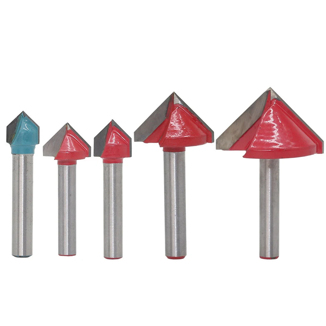 

New 6mm V Bit CNC Solid Carbide End Mill Tungsten Steel Woodworking Milling Cutter 3D Wood MDF Router Bit 60 90 120 150 Degrees