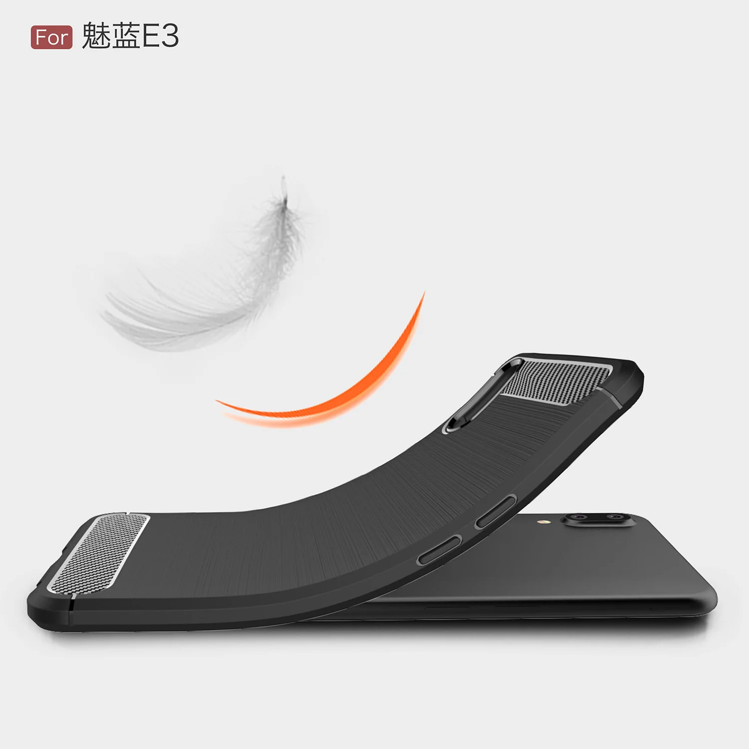 Чехол Wolfsay Meizu E3 чехол Meilan противоударный мягкий резиновый силиконовый для