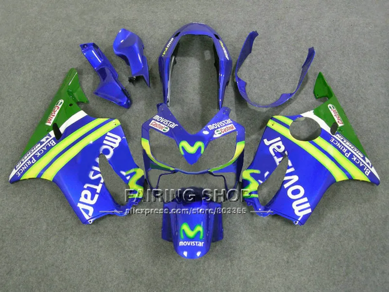 

Movistar bodywork parts for HONDA Fairings kit cbr600 f4i 2004 2005 2006 2007 blue fairing parts F4i 04-07 CBR600