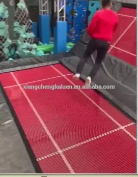 Продажа 2,13*4,26 м коммерческий батут с высоким прыжком гимнастический мат-батут