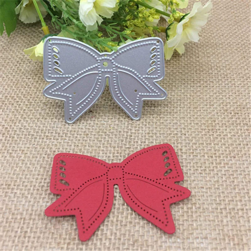 Галстук-бабочка в форме банта металлические режущие штампы фотоальбом карточка