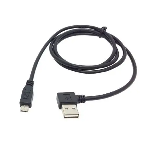 USB 2.0 Male to Micro 5Pin Cable 100cm 1m 3ft Reversible Design Left &amp Right Angled 90 Degree | Компьютеры и офис