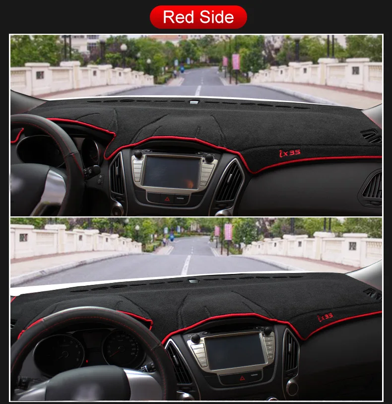 Приборная панель автомобиля Избегайте светильник pad Инструмент платформа Стол Крышка коврики ковры LHD для hyundai IX35 2010-2013 Аксессуары