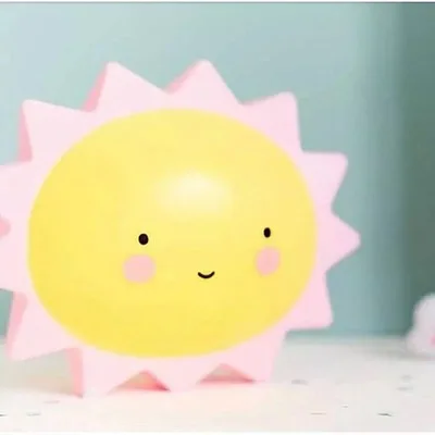 Sun Облака, месяц звезды Солнце Новинка огни детская спальня люминесцентные игрушки декоративные огни для кормления Новинка лампа подарки - Цвет: Sun