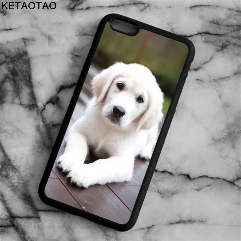 KETAOTAO английский кремовый золотой ретривер щенок чехол s для iPhone 4S 5S 6 6S 7 8 X samsung