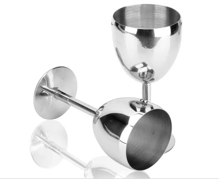 Бокалы для вина из нержавеющей стали 2 шт./лот бокалы чашка питья бокал