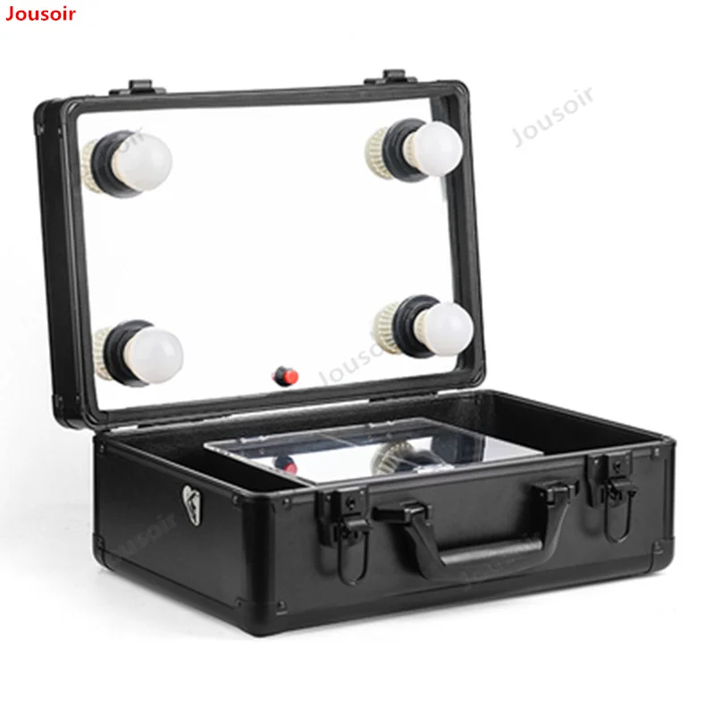 С зеркалом лампы можно наплевать высококлассную косметическую коробку для