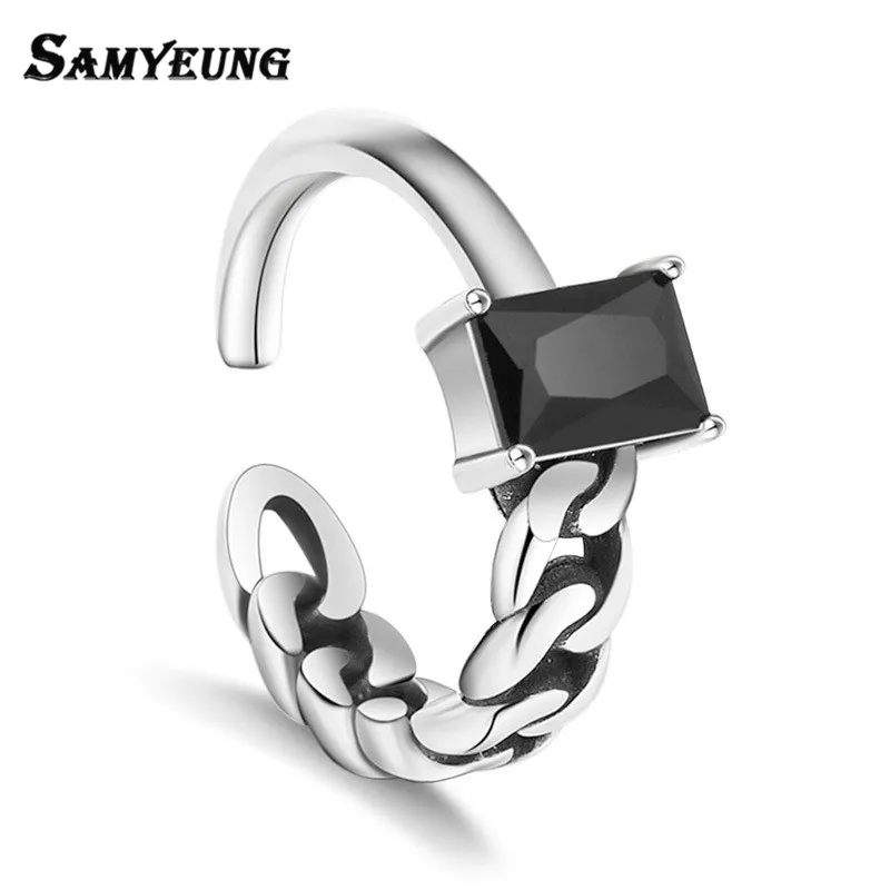 Мужские и женские кольца Samyeung антикварное кольцо с цирконием подарок для