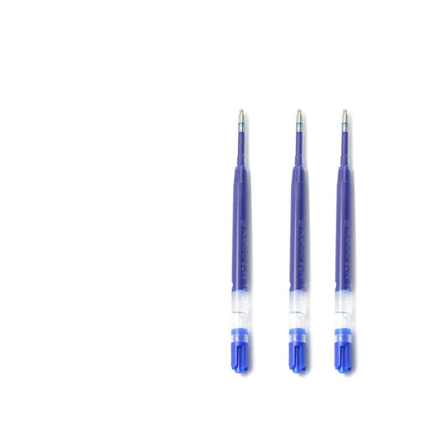 xiaomi, золото, серебро, mi jia, 28g, металлическая ручка, mi Pen, 0,5 мм,, xiaomi, ручка для подписи, с заправкой, синие, красные, черные - Цвет: Only 3pcs Blue Ink