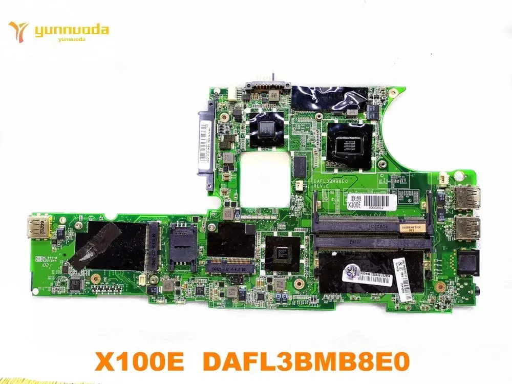 Оригинальная материнская плата для ноутбука Lenovo X100E DAFL3BMB8E0 протестирована