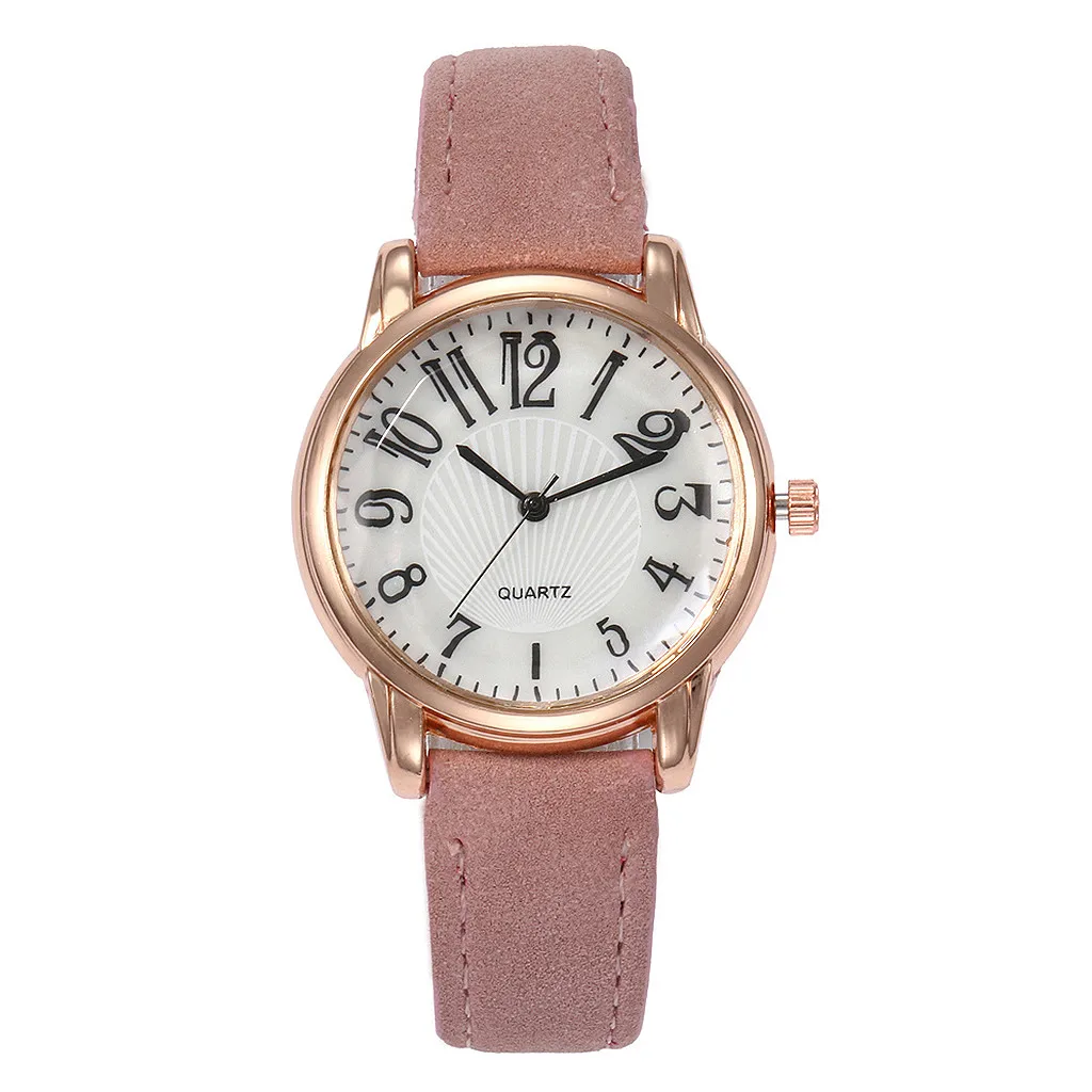 Красивые модные простые часы женские кожаные с ремешком для подарка 2019 reloj mujer montre