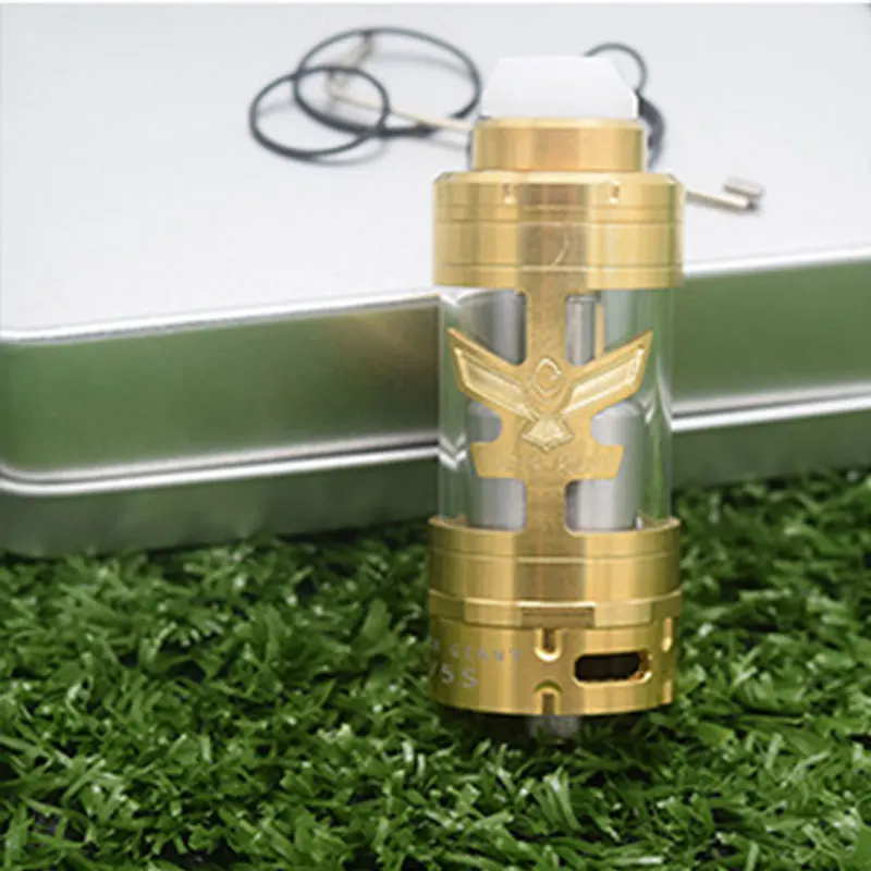 

Giant steam V5s RTA 23mm 5ML capacity rtaVaporizer rebuildable tank atomizer Fit Mod Electronic Cigarette Vape vs Giant V6s/v5m