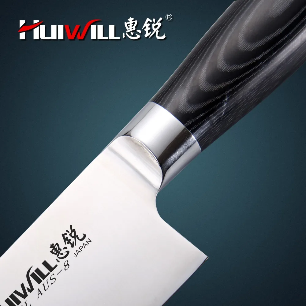 HUIWILL фирменный профессиональный шеф нож из нержавеющей стали высшего качества 10