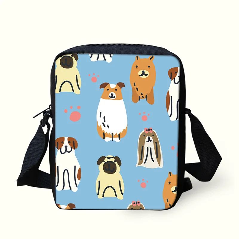 Сумка кросс-боди Женская с принтом такса