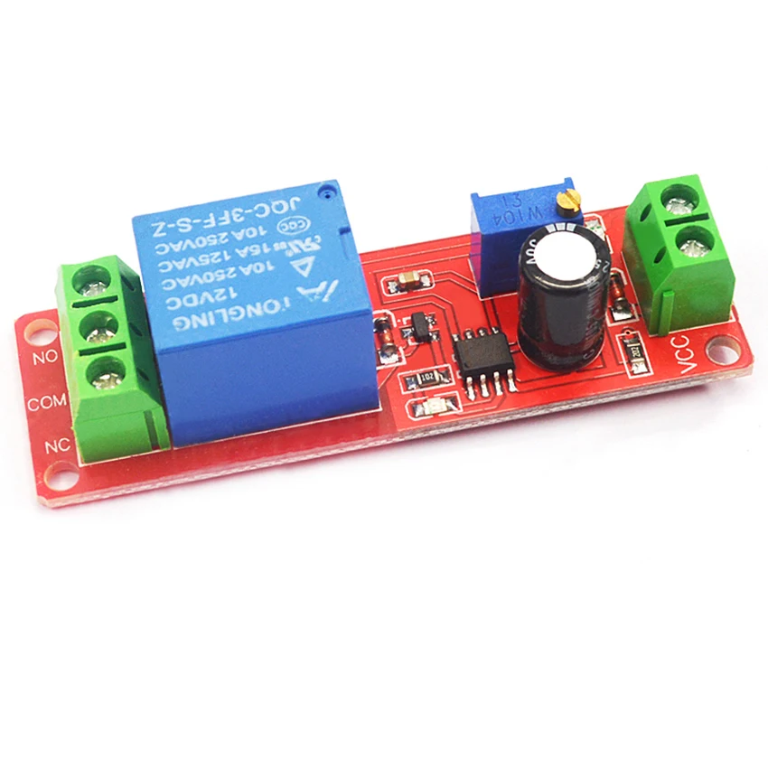 NE555 Time Delay Relay Module Automotive Electrical 0-10 Seconds Adjustable Monostable Switch 12V Delayed Power | Обустройство дома